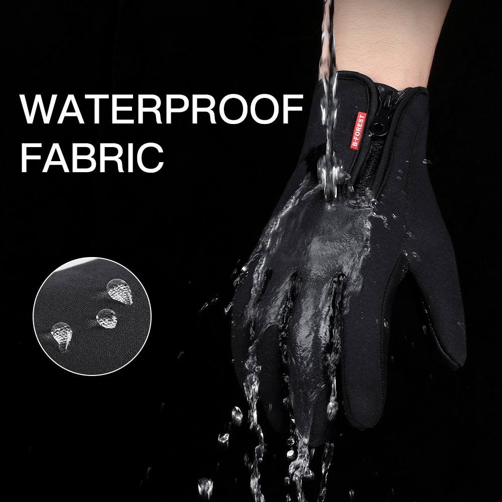 Waterproof Mitten Ski - Sarung tangan bersepeda musim gugur musim