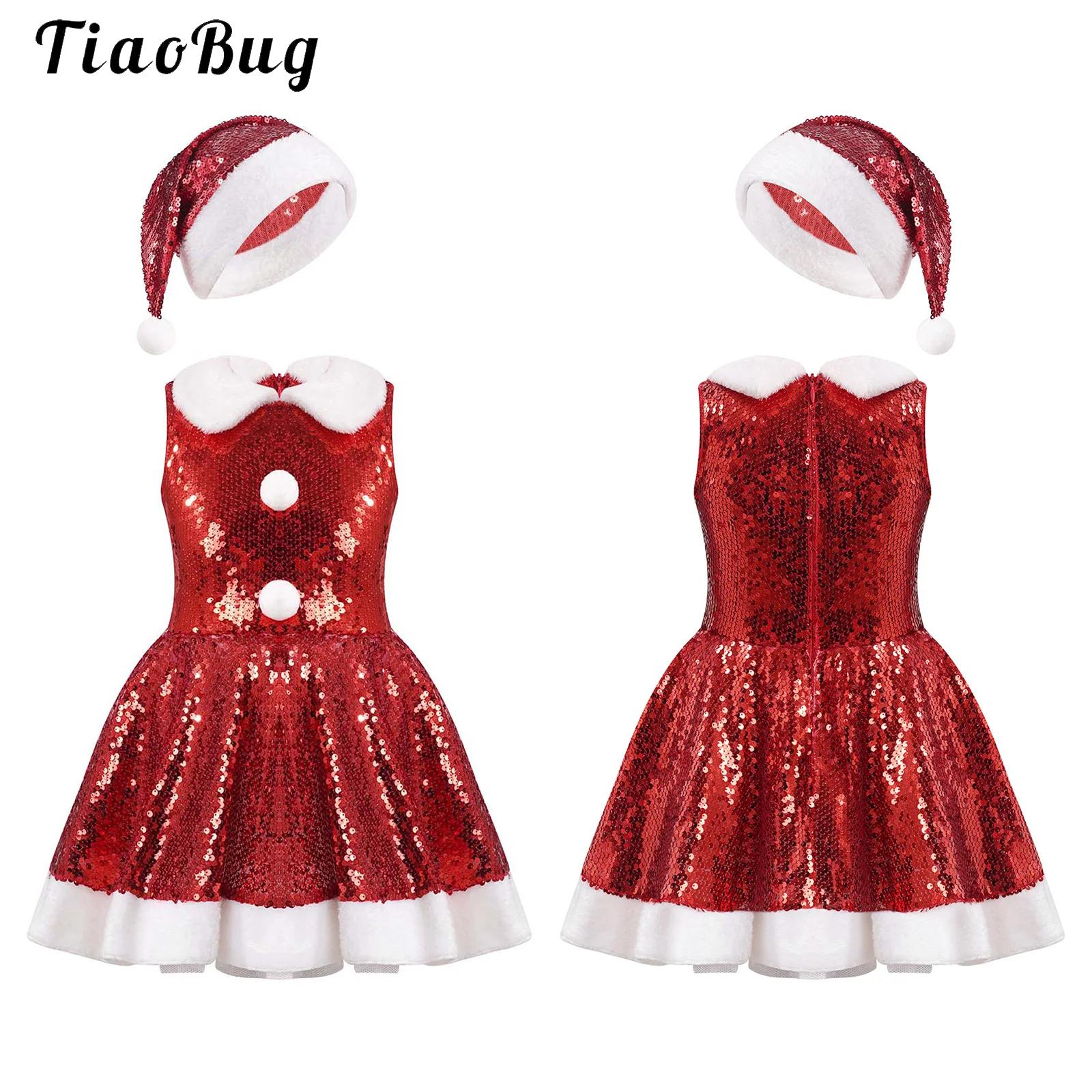 Winter Clothing Girls - Kostum Tari Natal Anak Perempuan Gaun