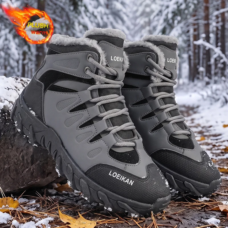 Winter Clothing Material - Sepatu Bot Salju Musim Dingin Pria