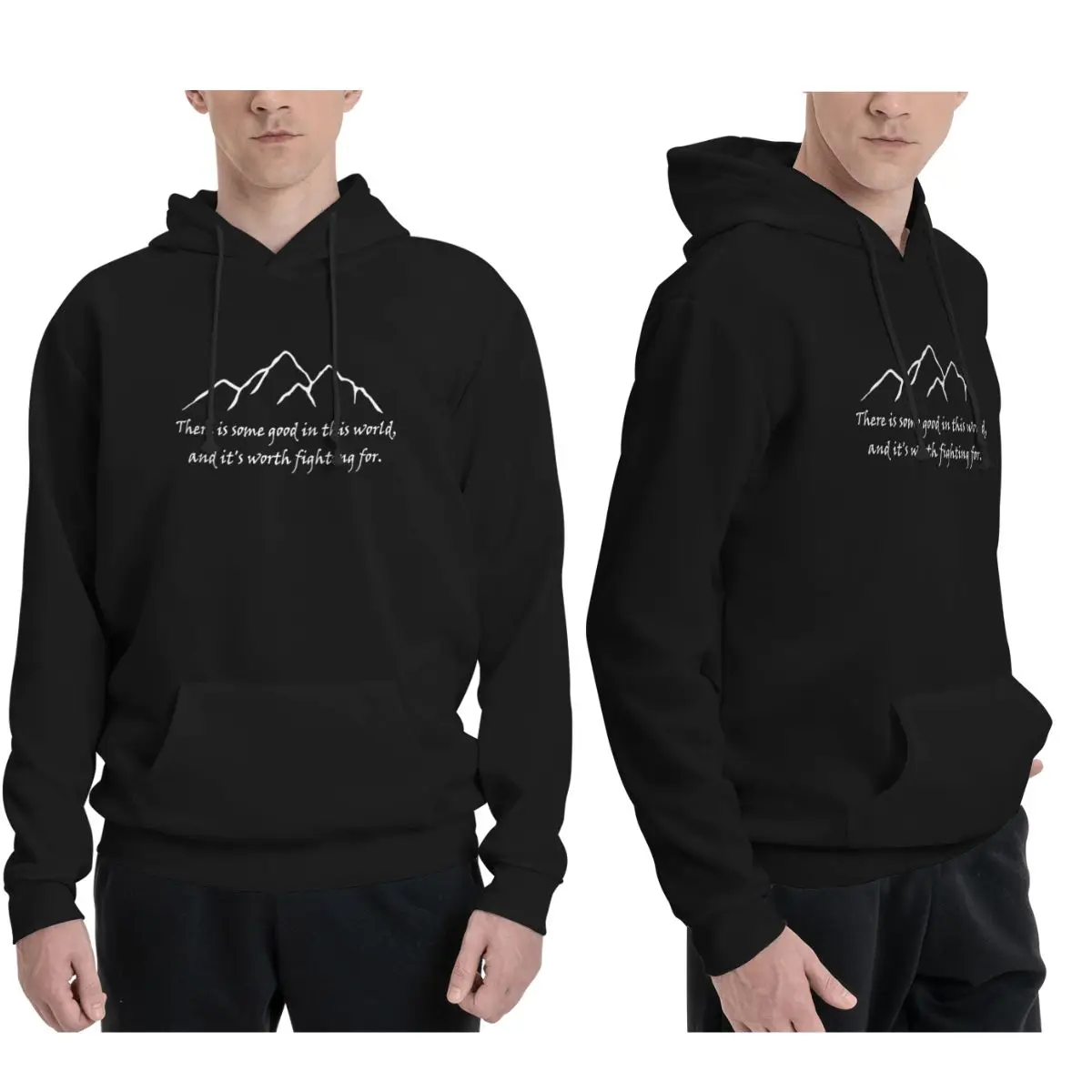 Winter Clothing Quotes - Samwise Quote Zipped Hoodies Pria Wanita
