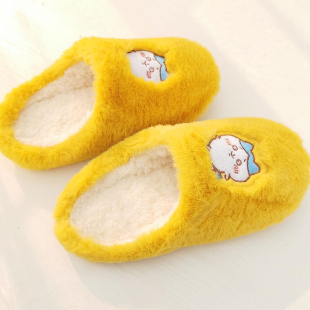 Winter Clothing Girls - Sandal Rumah Kartun Chiikawa Kawaii Hachiware