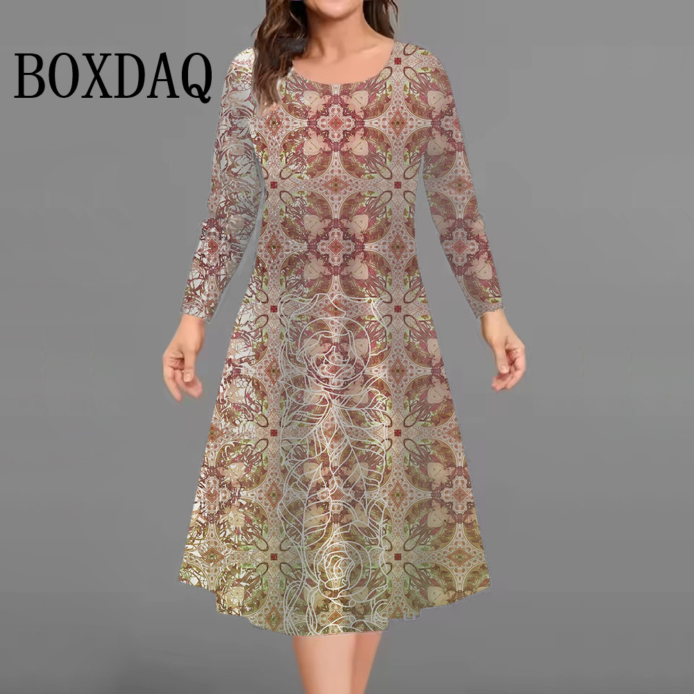 Winter Clothing Line - Gaun Wanita Elegan Fashion Baru Gaun
