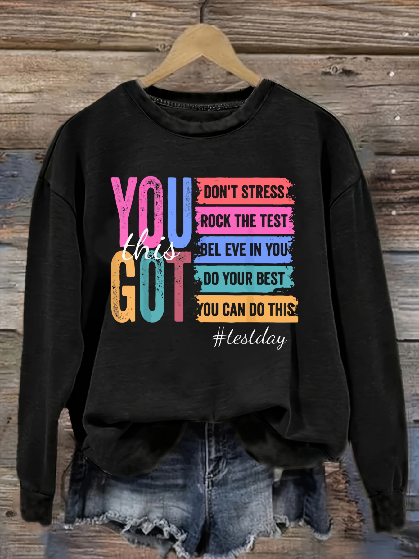 Winter Clothing Quotes - Kaos Wanita Lengan Panjang Kasual dengan