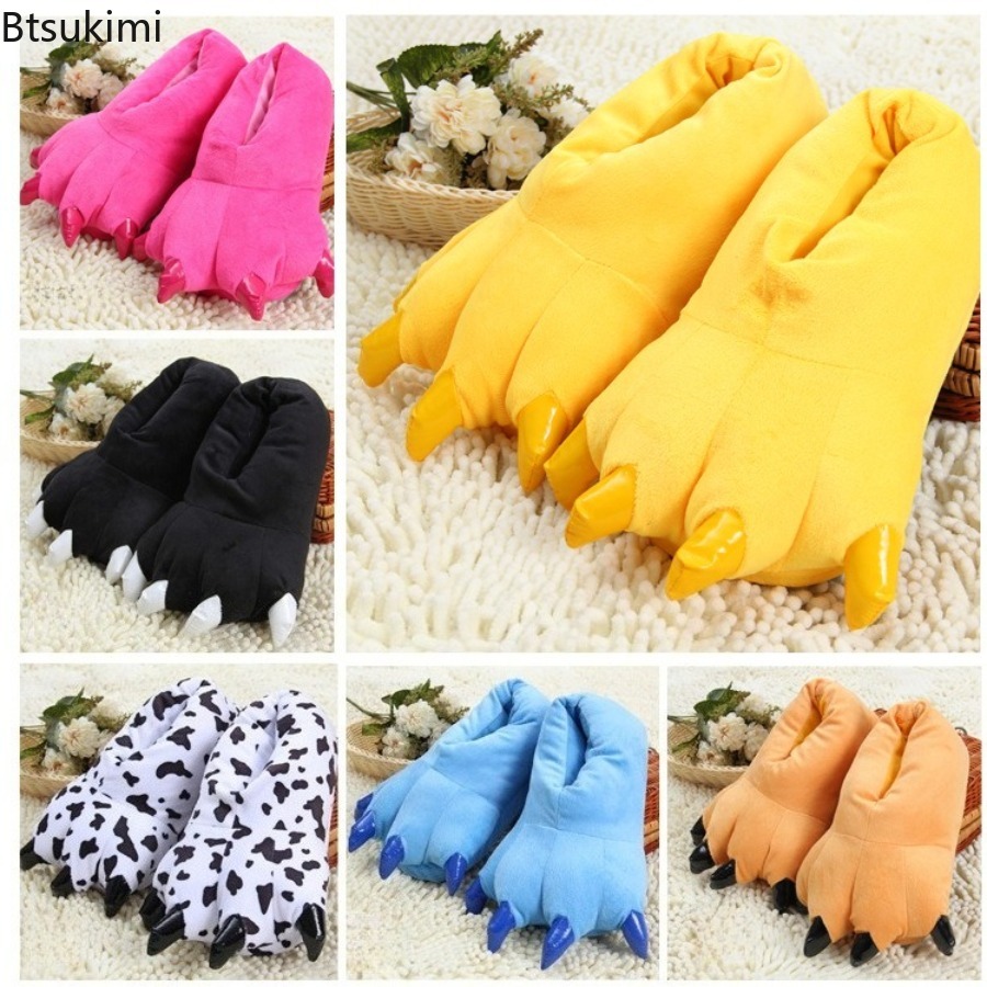 Winter Clothing Material - Sandal Rumah Bulu Lembut Hangat Musim