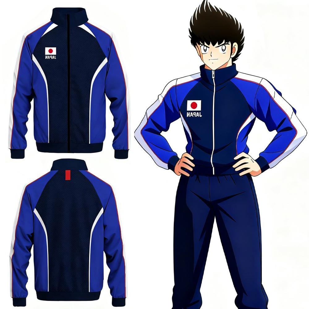 Winter Clothing Equipment - Jaket Bendera Jepang Captain Tsubasa Anime