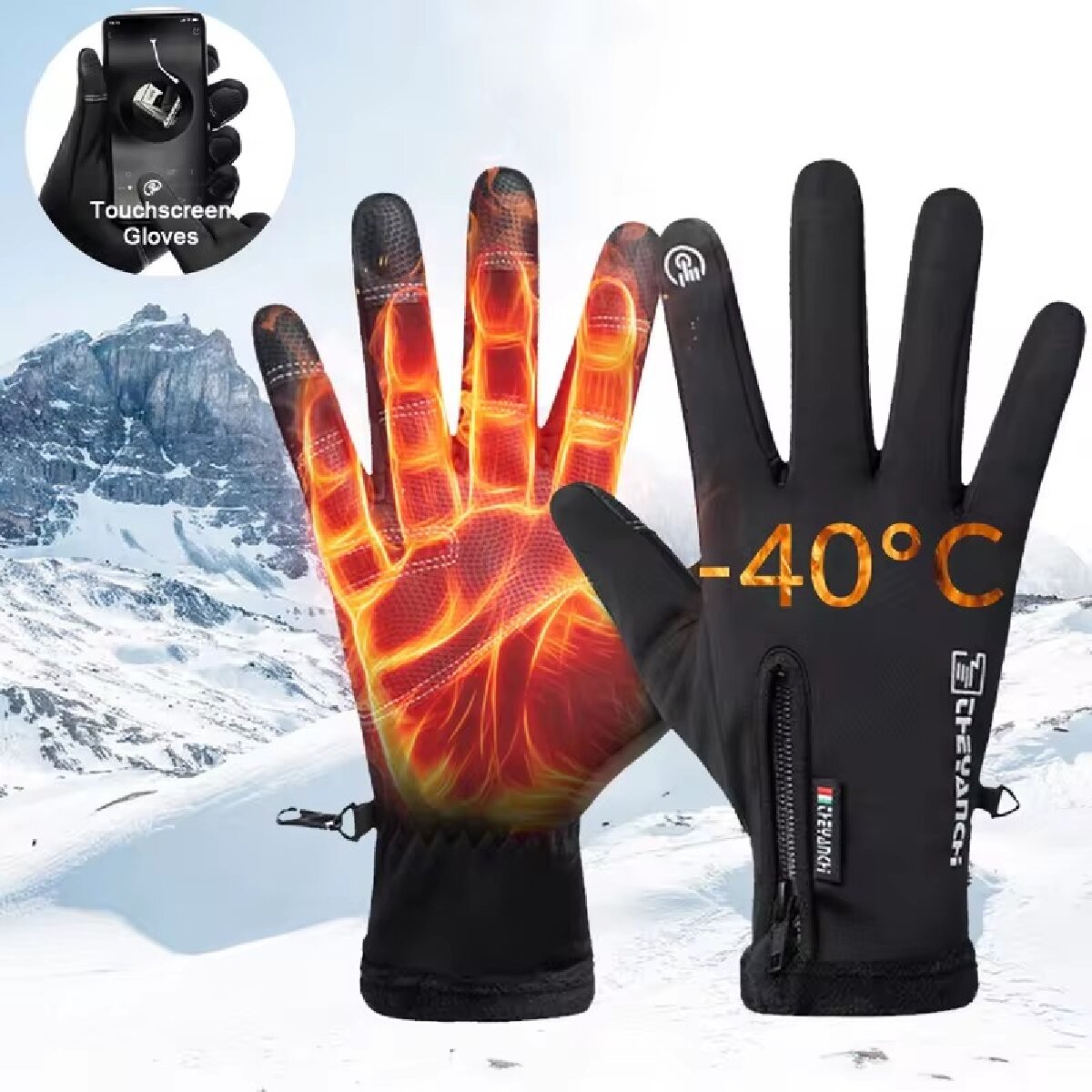 Waterproof Mitten Ski - Sarung Tangan Musim Dingin Tahan Air