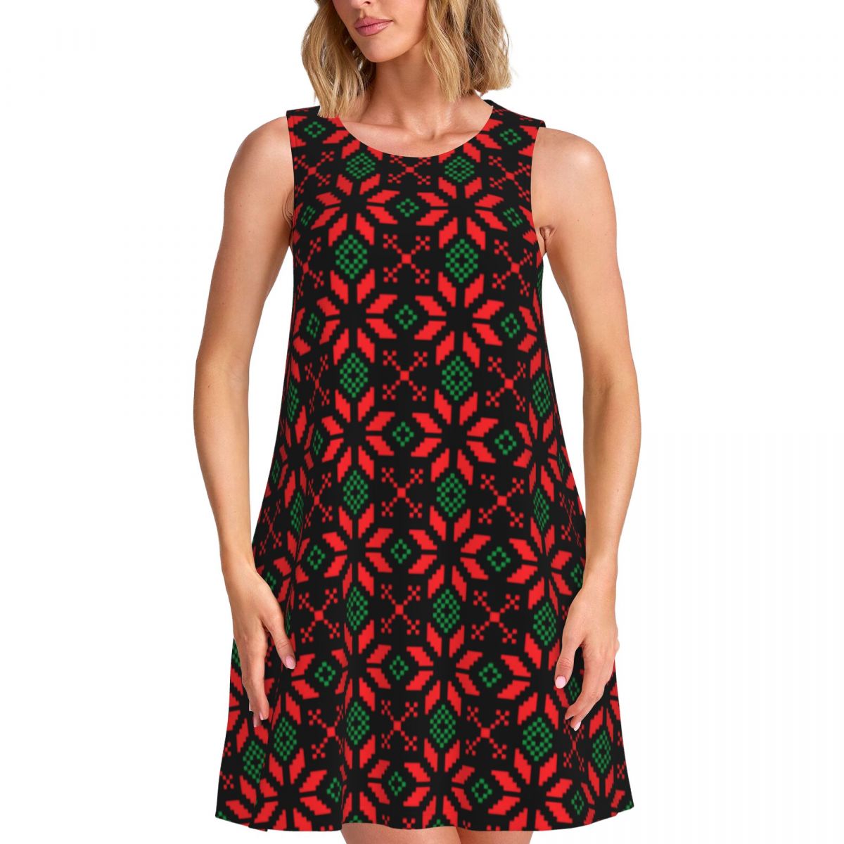 Winter Clothing Ideas For Women - Gaun Kasual Nordik Liburan Natal, Gaun