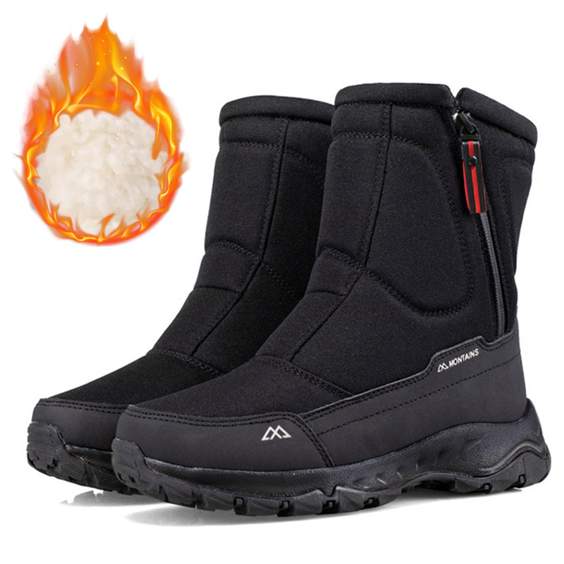 Winter Clothing Material - Sepatu Bot Salju Pria Musim Dingin
